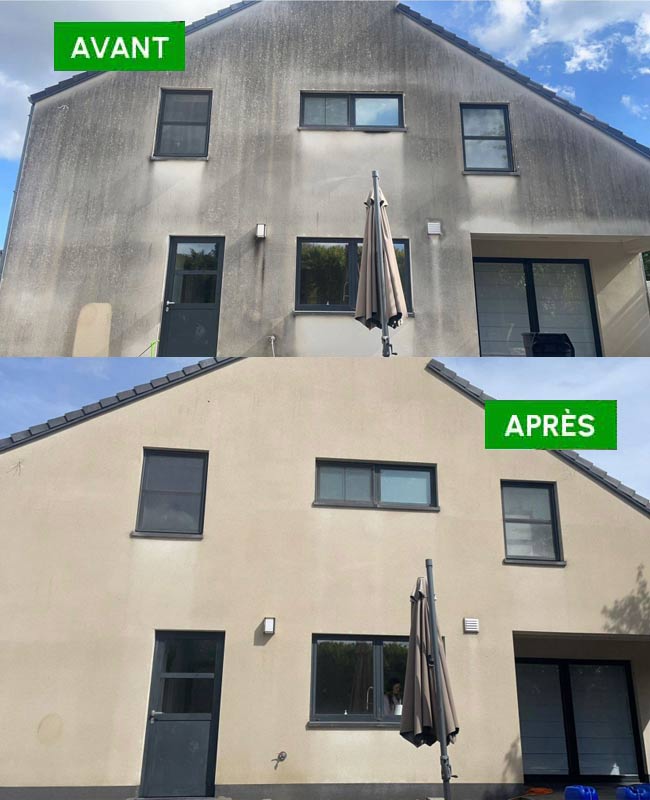 Nettoyage et peinture façade - SM.RENOV en Belgique, région Flamande, Wallonne et Bruxelles … : artisan peintre : Nettoyage, démoussage, traitement anti mousse et ravalement peinture façade boiserie ferronnerie,  imperméabilisation façade. ... Intervention en Belgique : région Flamande, Wallonne et Bruxelles …